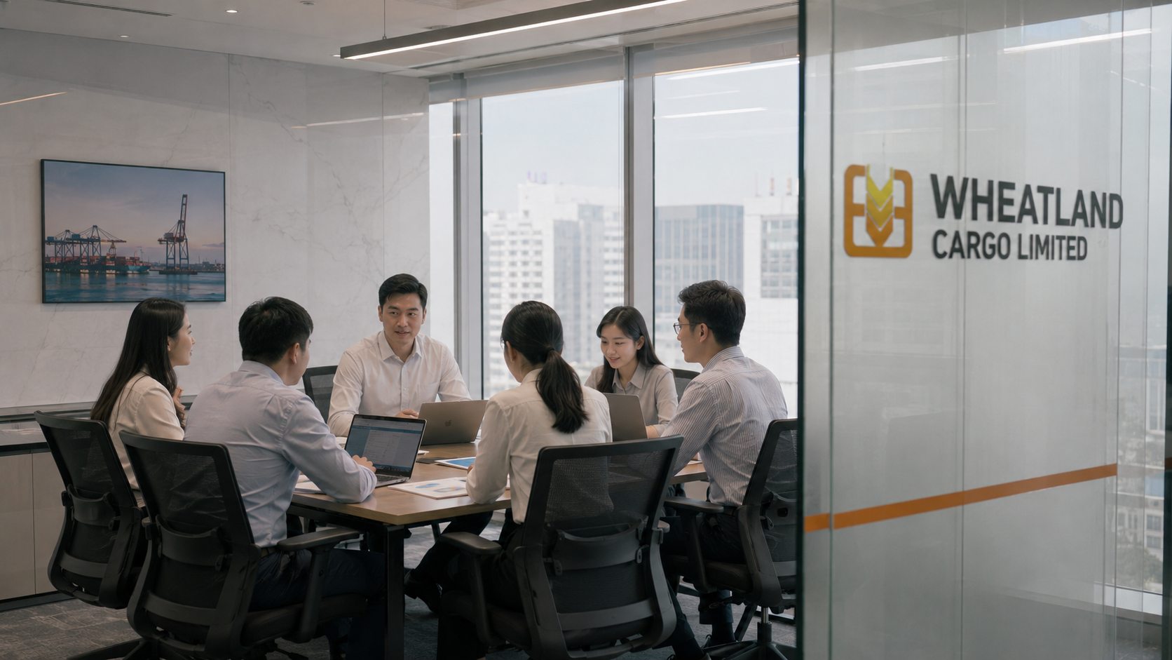WHEATLAND CARGO LIMITED team meeting room discussion