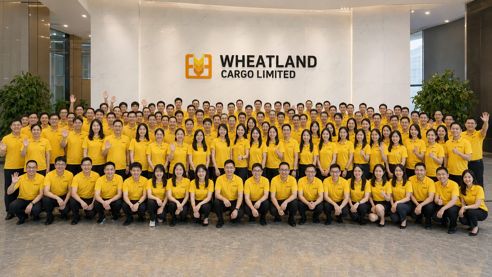 WHEATLAND CARGO LIMITED operations team group photo